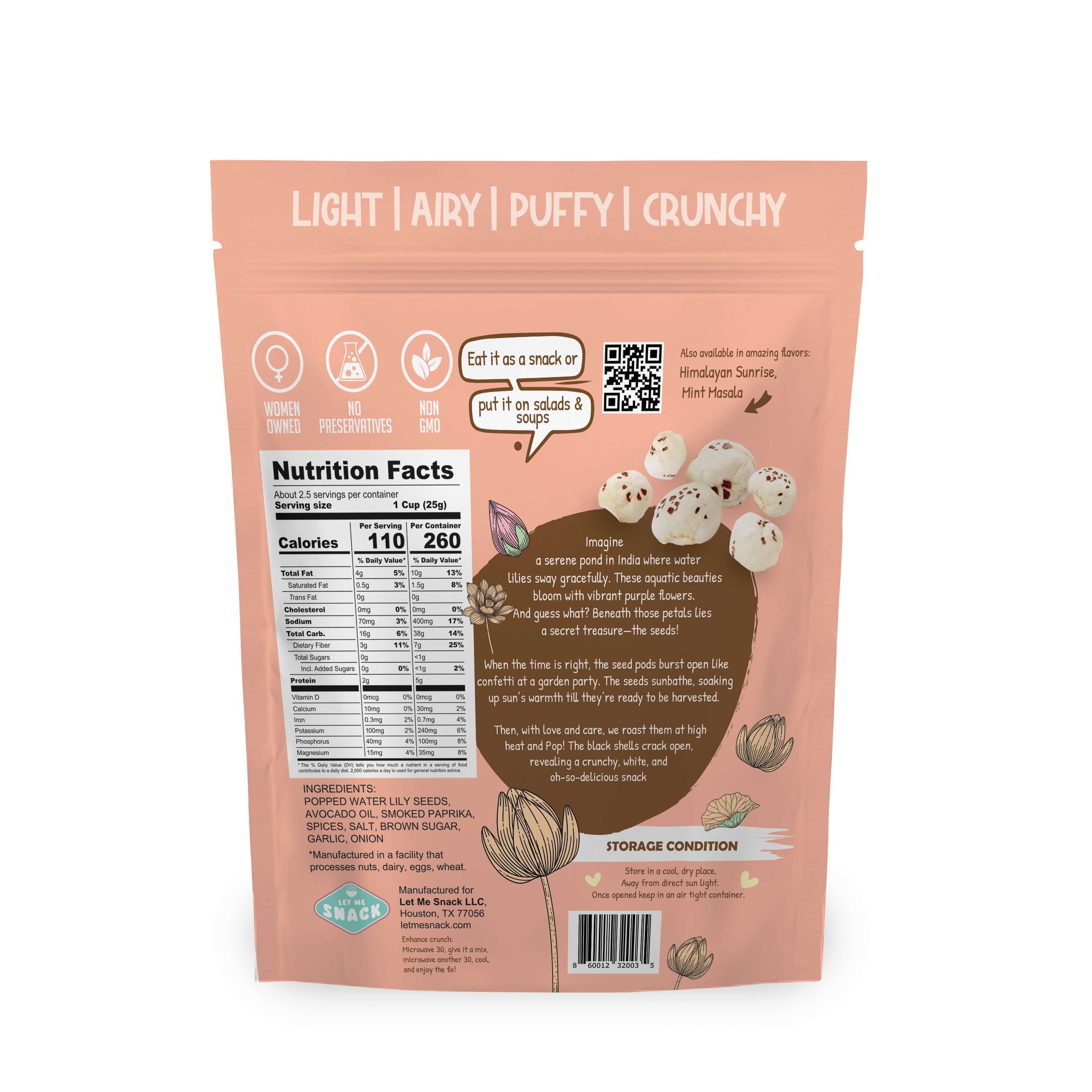 Nutrition facts for Best Value Bundle